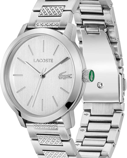 Lacoste.12.12 Metropole Men's 3H Quartz Watch, Stainless Steel Bracelet - Classic, Stylish Timepice - Gift for Him
