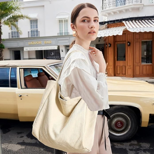 Canvas Tote Bag for Women Large Hobo Shoulder Bag for Work Travel Casual Message Bag Tote Purse handbags