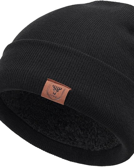 OZERO Winter Beanie Daily Hat - Thermal Polar Fleece Ski Stocking Skull Cap for Men and Women