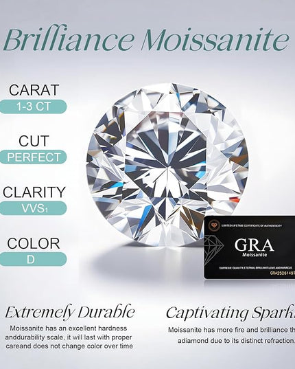 OOBEE Moissanite Heart Necklace for Women 925 Sterling Silver Fine Jewelry, Ideal Birthday Anniversary Christmas Gift for Women Wife Mom Girlfriend