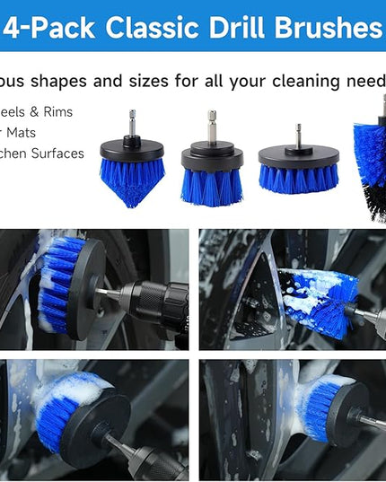 36Pcs Car Detailing Kit, Car Detailing Brush Set, Car Cleaning Kit, Auto Detailing Tools for Interior Exterior Wheels, Professional Car Wash Accessories with Windshield Cleaning Tool and Storage Box