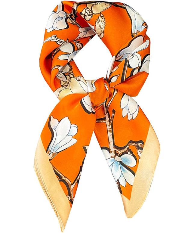 Dailyacc Hair Bandanas Scarf For Women Lightweight Fashion Neck Silk Satin Head Scarves For Sleeping Handbags Scarf