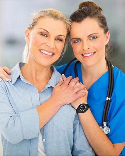 GOLDEN HOUR Waterproof Sports Analog Unisex Watches for Nurse Medical Professionals, Students - Military Time Glowing Easy to Read Dial, Jelly Silicone Strap