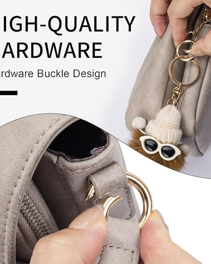 APHISON Small Crossbody Bags for Women Trendy, Leather Phone Wallet Purses Handbags Card Slots with Adjustable Guitar Strap