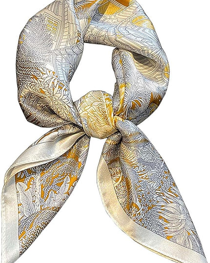 Dailyacc Hair Bandanas Scarf For Women Lightweight Fashion Neck Silk Satin Head Scarves For Sleeping Handbags Scarf