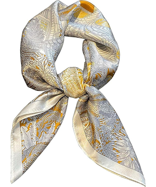 Dailyacc Hair Bandanas Scarf For Women Lightweight Fashion Neck Silk Satin Head Scarves For Sleeping Handbags Scarf