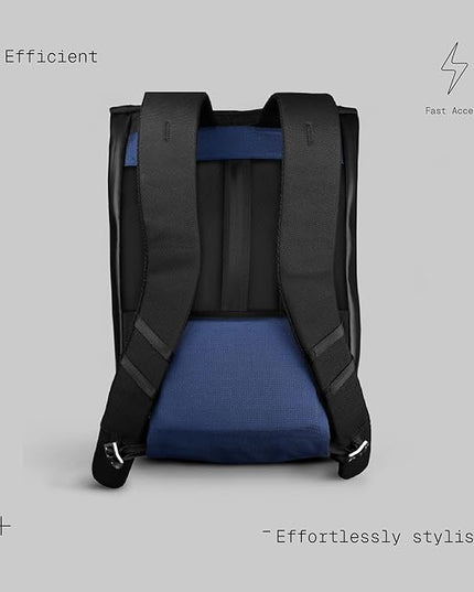 The Frenchie Co. - SL Speed - Expandable Ballistic Nylon Backpack - Anti-Theft Magnetic Closure - Self-Adjusting Comfort Straps, Lightweight, Water-Resistant, 16 inch Laptop Compartment, Carry-on