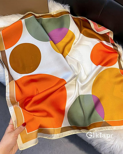 Satin Bandana Headscarf for Women Silky Hair Scarves for Fashion Lightweight