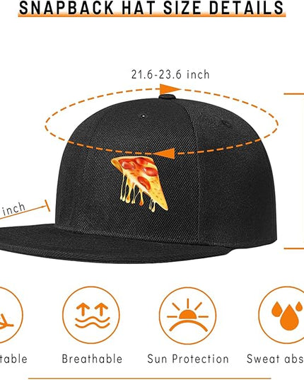 Chef Hat Flat Bill Hats for Men Funny Double Knives Kitchen Adjustable Baseball Cap Snapback Hat for Women