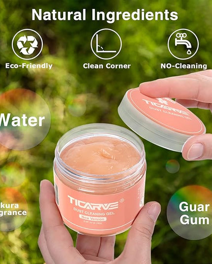 TICARVE Cleaning Gel for Car Detail Putty Car Vent Cleaner Putty Gel Detail Auto Tools Car Interior Cleaner Cleaning Mud for Car and Keyboard Cleaner Slime 2024 Upgrade