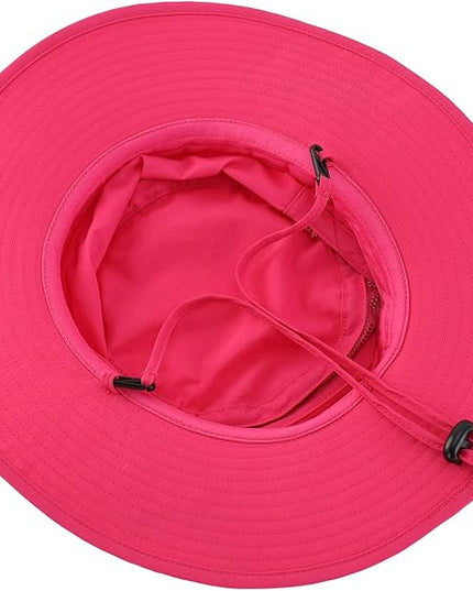 Home Prefer UPF50+ Mens Sun Hat Wide Brim Fishing Hat Womens UV Protection Cap Breathable Mesh Safari Gardening Bucket Hat