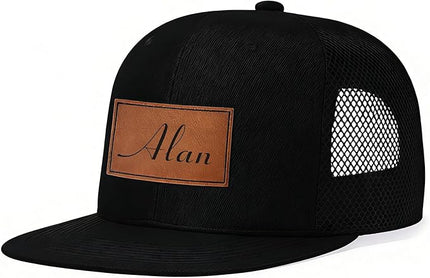 EDSG Custom Hat for Men Women, Trucker Hat, Personalized Baseball Caps, Adjustable Snapback Cap