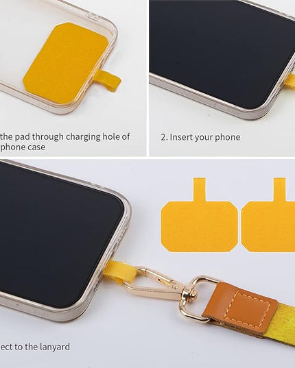 Phone Lanyards, Wrist lanyards for Keys, Adjustable Shoulder Neck Strap,Universal Crossbody Cell Phone Lanyard for ID Badges,Card Holder, Car Key, and Most Smartphones (Sunflower)