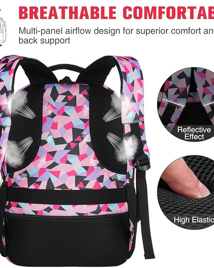 Paude Backpack for Teen Girls & Women - School & Travel Laptop Bookbag for City Trip & Office