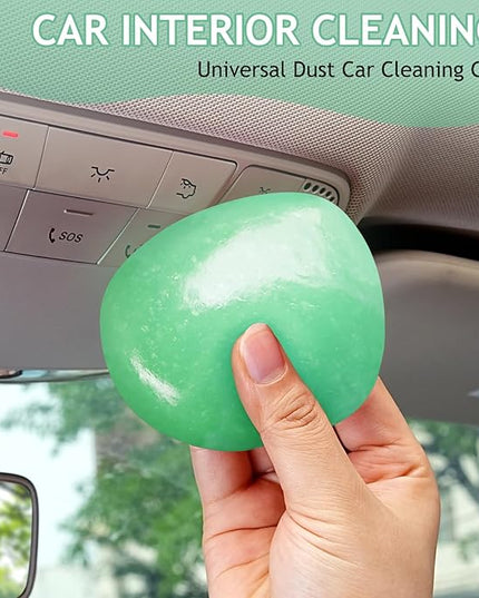 Car Cleaning Gel Car Cleaning Putty Car Putty Car Interior Cleaner Car Slime Car Detailing Kit Car Accessories Gifts for Men Women Stocking Stuffers Green