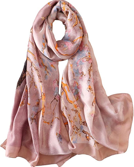 Silk Scarf Mulberry Silk Fashion Scarves Long Lightweight Shawl Wrap …