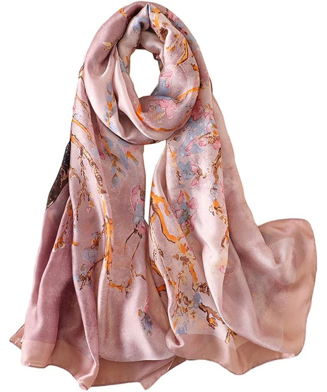 Silk Scarf Mulberry Silk Fashion Scarves Long Lightweight Shawl Wrap …