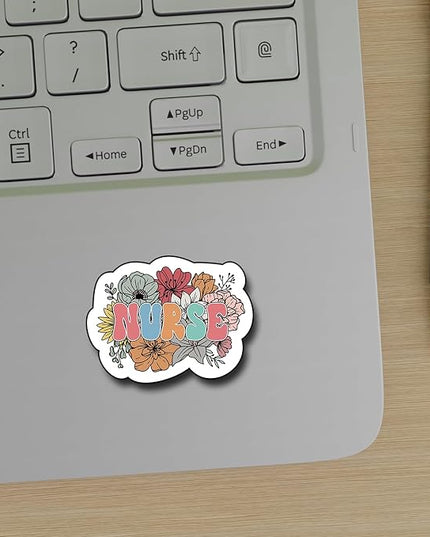 (3Pcs) Nurse Sticker, Sticker Gifts Decorate Books, Laptops, Nurse Practitioner Water Bottles Kindles Stickers, Phones Tumbler Waterproof Vinyl 3" Inch