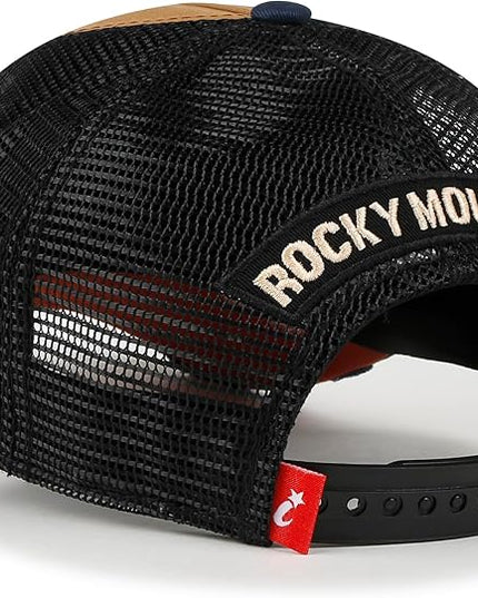 ililily Premium Howels Embroidery Vintage Baseball Cap Distressed Trucker Hat