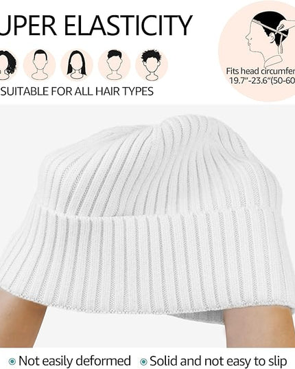 HiRui Knit Beanie for Men Women Kids, Winter Hats Warm Classic Daily Skull Caps