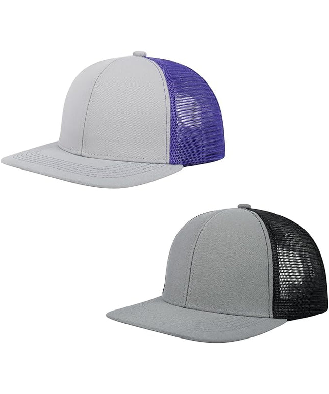NTLWKR Trucker Hat Mesh Baseball Cap,Adjustable Snapback Outdoor Sports Caps for Men and Women,Breathable Dad Hats