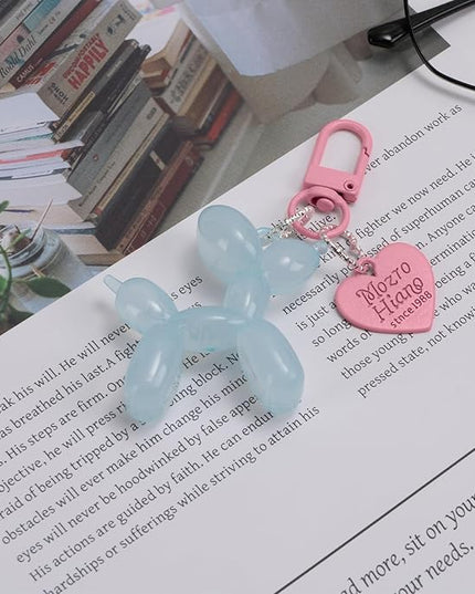 Balloon Dog Keychain Cute Bag Charm Handbag Purse Key Accessories