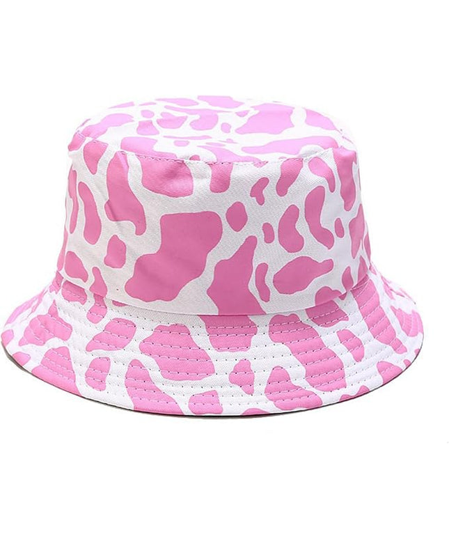 Mashiaoyi Unisex Print Double-Side-Wear Reversible Bucket Hat