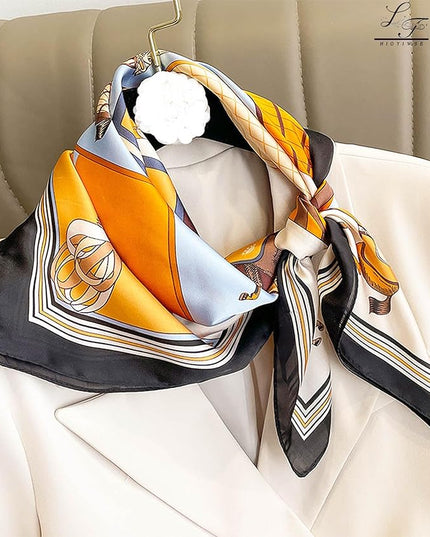 Satin Bandanas Head Scarf For Women Hair Scarves Accessories Lightweight Fashion Wrap Neck Silk Sleeping Headscarf