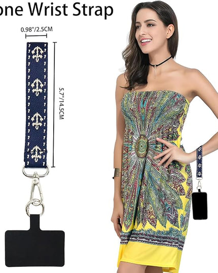 Adjustable 1" Width Phone Crossbody Lanyard and Wristlet Strap - Gift For The Lover In Your Life