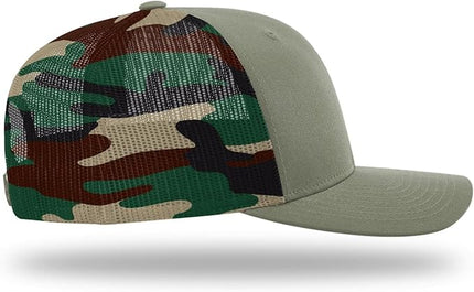 Richardson 112 Trucker Hat - Premium Adjustable Snapback Hat - Structured Six Panel Richardson Blank Caps