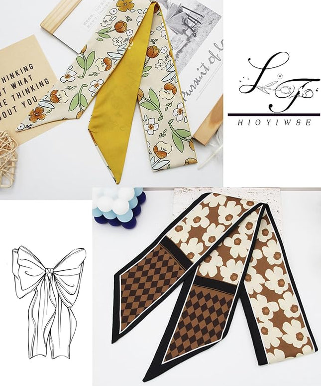 Purse Scarf Handbags For Women Skinny Hair Neck Accessories Scarves With Bag Scarfs Handle Fashion Lightweight