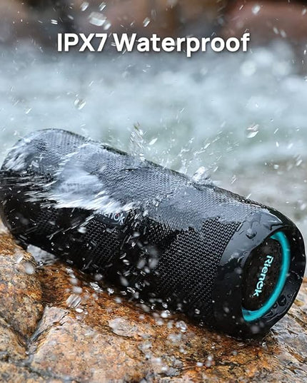 RIENOK Portable Bluetooth Speaker 30W Dual Pairing True Wireless Stereo HD Sound IPX7 Waterproof Outdoor Sport Shower Wireless Speaker Bluetooth 5.3 for Home Party