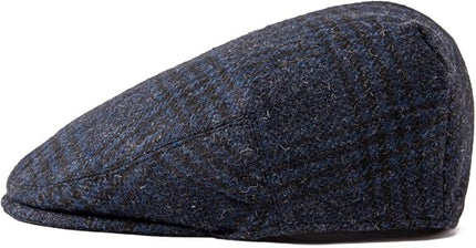 FEINION Men's Wool Tweed Newsboy Ivy Cap Gatsby Golf Flat Hat