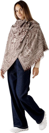 Scarf for Women Spanish Design Elegant Long Shawl Scarves for Summer Fall
