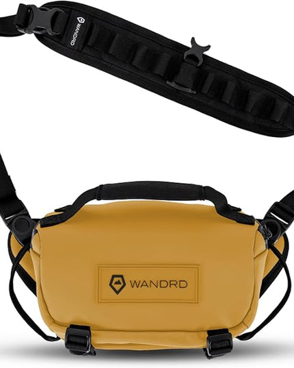 WANDRD ROGUE V1 3L Sling: Compact Camera Sling and Crossbody Bag with Fast Access, 3-Way Carry– Lightweight Everyday Bag Great for Travel, Photography, and Daily Use (Dallol Yellow)