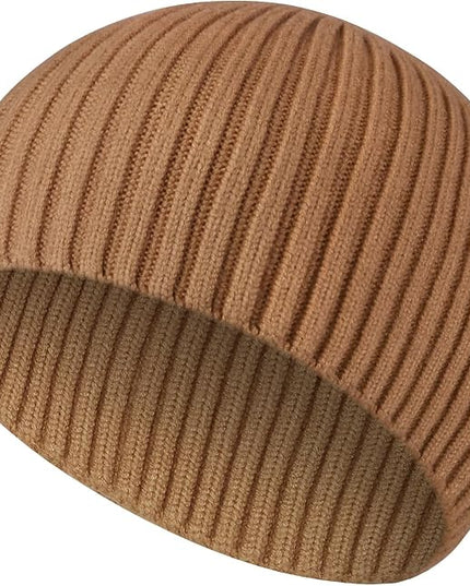 Heniho Winter Wool Beanies for Men Women, Warm Plain Toboggan Hats Ski Running Knit Skull Cap
