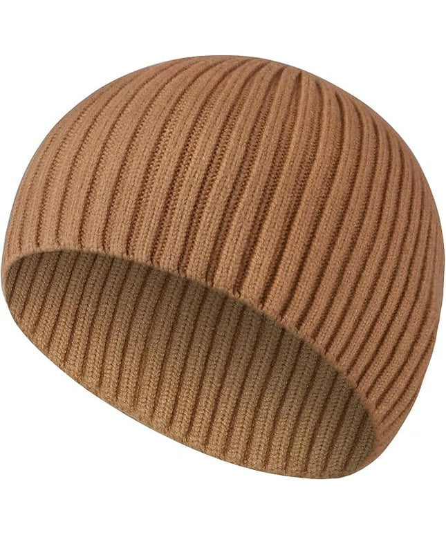 Heniho Winter Wool Beanies for Men Women, Warm Plain Toboggan Hats Ski Running Knit Skull Cap