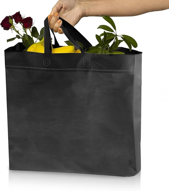 Simply Cool Reusable Grocery Bags Eco-Friendly - Reusable Shopping Bags, Heavy Duty Grocery Bags, Foldable, Tote Bags Bulk