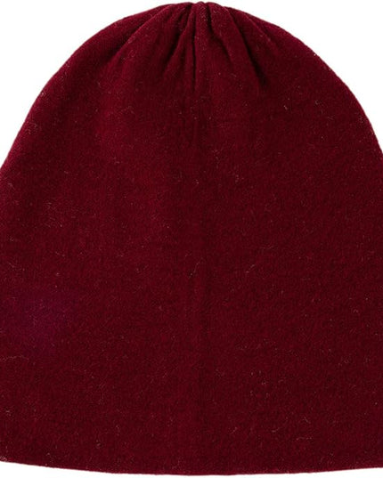 Villand 100% Merino Wool Beanie Hat for Women and Men with Gift Bag, Double-Layered Wool Hat, Knitted Ski Cap for Winter