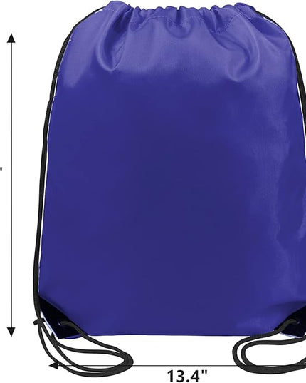 BeeGreen Drawstring Backpack Bags 20,30,50 Packs Reflective String Bags for Gym Sport Trip Cinch Sack DIY for Women Men