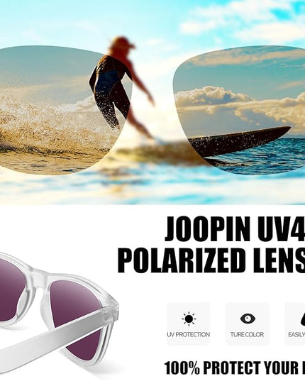 Joopin Square Sunglasses Polarized UV Protection Trendy Designer Sun Glasses Men Women