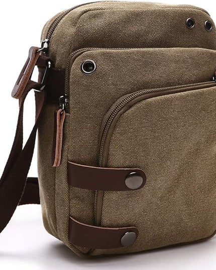 Collsants Mini Crossbody Bags for Women and Men - Small Purses and Handbags - Travel Bag - Canvas Shoulder Purse