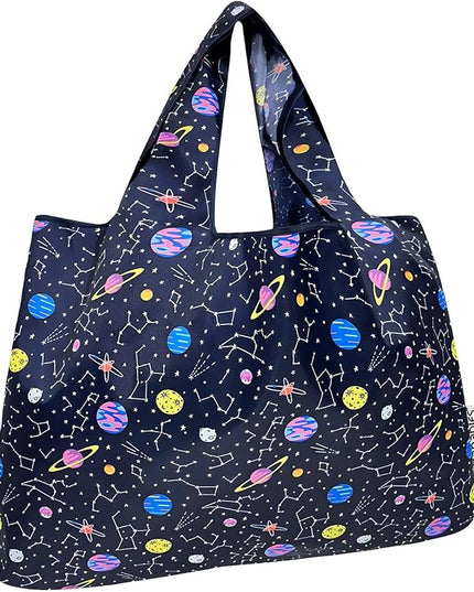 allydrew Large Foldable Tote Nylon Reusable Grocery Bags