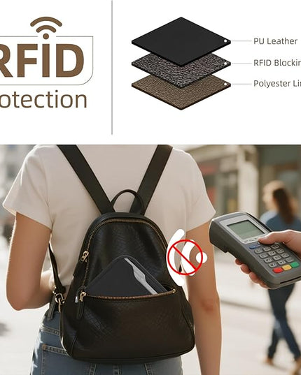 ZOPPEN Passport Holder Family RFID Passport Wallet, Passport Holder Women/Men, Travel Wallet Documents Organizer Zipper Case with Removable Wristlet Strap, Travel Essentials for Flying
