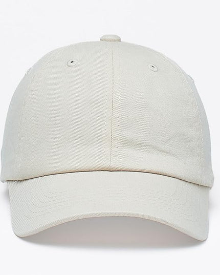 E BY ELIDAN Classic Dad Hat Cotton, Low-Profile Plain Baseball Cap, Adjustable, Breathable and Packable
