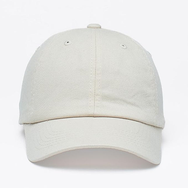 E BY ELIDAN Classic Dad Hat Cotton, Low-Profile Plain Baseball Cap, Adjustable, Breathable and Packable