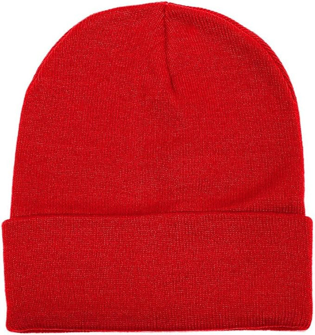 Gelante Unisex Beanie Cap Knitted Warm Solid Color and Multi-Color Multi-Packs