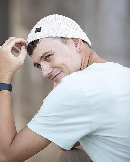Fisherman Beanie Hats for Men Women,Knit Trawler Skull Cap,Watch Cap,Spring Fall Winter Warm Short Hats