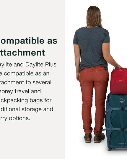 Osprey Daylite Plus Commuter Backpack - Lightweight, Everyday Pack with Laptop Sleeve and Water Bottle Pockets - Ideal for Work, School, and Travel with Versatile Storage, Soundwave Grey/Latte Brown