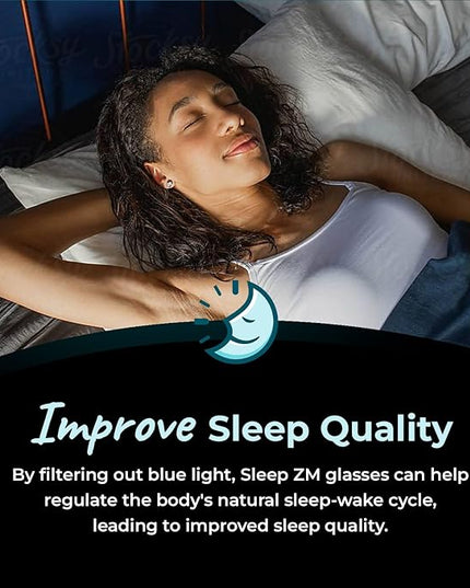 100% Blue Light Blocking Glasses - Women + Men - Better Sleep - Anti Eye Strain Protection - Computer Screens Gaming